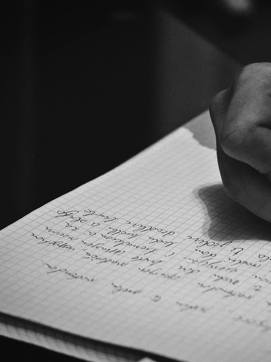 A photograph of a handwritten letter sent home from basic training